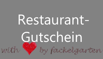 Restaurant-Gutschein für Ihren Urlaub im Hotel und Restaurant Fackelgarten in Plau am See in Mecklenburg-Vorpommern