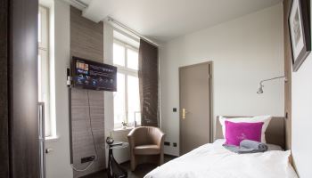 Einzelzimmer im Hotel und Restaurant Fackelgarten in Plau am See in Mecklenburg-Vorpommern